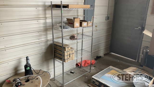 Honey-Can-Do shelving w/contents